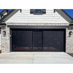 an image of a garage with double doors