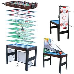 several different types of foo - o - mat tables are shown