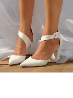 JJ's House Women's High Heel Block Heel Wedding Fall Spring Wedding Heels Bridesmaid Shoes Elegant Simple Satin Buckle Point Toe Wedding Shoes. #JJ's House #Women's #HighHeel #BlockHeel #Wedding #Fall #Spring #WeddingHeels #BridesmaidShoes #Elegant #Simple #Satin #Buckle #PointToe #WeddingShoes Bridal Shoes Fall, Closed Toe Wedding Shoes With 4-inch Heel For Banquet, Fitted High Heel Wedding Shoes For Banquets, Fitted High Heel Wedding Shoes For Banquet, Fitted Ankle Strap Heels For Banquets, Fitted Ankle Strap Heels For Banquet, White Open Toe Heels For Banquet, Banquet Wedding Shoes With 4-inch Heel And Round Toe, Pointed Toe Wedding Heels