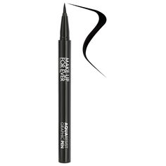 An easy-to-use, 24 hour, ultra-black, waterproof, and smudge-proof felt-tip liquid eyeliner for classic lines and graphic looks. What Else You Need to Know: This non-stop ink flow and a flexible felt-tip liquid eyeliner provides the ultimate ease and versatility, from classic lines to graphic looks. It is designed for extreme wear, it is water-, smudge-, and sweat-proof, while also safe for sensitive eyes and contact lens wearers. Intense Eyeliner, Eleanor And Park, Eyeliner Black, Best Eyeliner, Sensitive Eyes, Contact Lens, No Eyeliner Makeup, Make Up For Ever, Makeup For Black Women