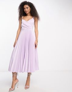 Dresses by Closet London Ring light at the ready Pleated design Cowl neck Zip-back fastening Regular fit Chic Lavender Dress For Date Night, Chic Lavender Midi Dress For Evening, Purple Pleated Maxi Dress, Chic Lavender Midi Dress For Party, Summer Purple Midi Dress For Formal Occasions, Elegant Lavender Midi Dress For Party, Elegant Purple Sleeveless Midi Dress, Purple Midi Dress For Summer Formal Events, Purple Formal Midi Dress For Summer