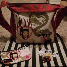 One Of A Kind, Bought In Europe . First Store, Grand Opening. This Was Not Mass Produced. Tokidoki Messenger Bag With Matching Small Hobo. Retired Nurse Print. Definitely A Collectors Piece. Please Ask Questions , Use The Offer Button. Open To Trades Red Harajuku Bags For Everyday Use, Red Harajuku Style Bags For Everyday Use, Harajuku Style Red Bags For Everyday Use, Red Harajuku Style Bag For Daily Use, Harajuku Style Red Bag For Daily Use, What Happened To Our Stash, We Need Cash, Harajuku Bag, Tokidoki Bag