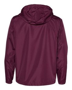 Unisex Lightweight Windbreaker Full-Zip Jacket - MAROON - XL | Independent Trading Co. Lightweight Windbreaker Full-Zip Jacket in Maroon Size XL | Polyester Solid Fall Windbreaker With Ykk Zipper, Fall Sports Windbreaker With Zip Fly, Fall Sports Windbreaker With Ykk Zipper, Sports Windbreaker With Ykk Zipper For Fall, Fall Purple Nylon Windbreaker, Jacket Png, Zip Jacket, Windbreaker Jacket, Jackets & Coats