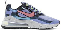 Nike Air Max 270 React Dark Smoke Grey (W) - CU4818-001 Cool Nike Shoes, Air 270, Nike Air Max 270 React, Sneakers Nike Air Max, Air Max 270 React, 270 React, Cute Nike Shoes, Nike Air Max For Women, Casual Running Shoes