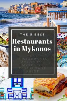 the 5 best restaurants in mykonos