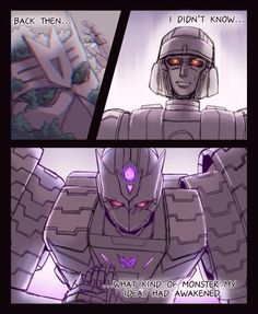 a comic strip with an image of a robot and the caption that says, i didn't know what kind of monster ray idea he is