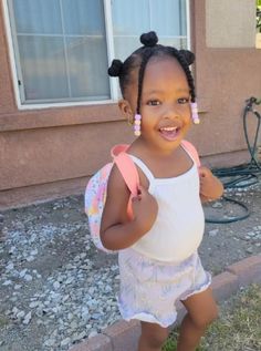 Tri Bantu Knot Cute Natural Hairstyle For Black Toddler Baby Bantu Knots, Toddler Black Girls Hairstyles Natural, Simple Black Toddler Hairstyles, Toddler Girl Natural Hairstyles, Toddler Bantu Knots, Hairstyles For Toddler Girls Easy Black