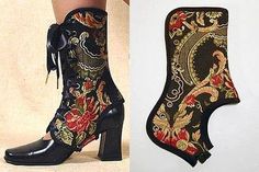 Moda Steampunk, Mode Steampunk, Ankle Braces, Shoe Cover, Steampunk Style, Cloth Fabric