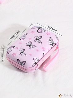 Bird in Bag - Compact Earphone Storage Case: Innovative Anti-Fall Zippered Bag for Mobile Phone Accessories - Ideal for Organizing Earphones, Charging Cables, and More! Portable Pink Pouch Case, Pink Portable Pouch Cases, Pink Portable Cases For Everyday Use, Pink Portable Case, Portable Pink Case For Daily Use, Pink Portable Case For Daily Use, Pink Portable Cases For Daily Use, Pink Portable Phone Bag For Gift, Zippered Bag