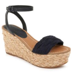 Step Into Summer Style With The Splendid Women's Marlene Wedge Sandal In A Chic Nvyfab Color. These Sandals Feature A Stylish Wedge Heel That Adds Height Without Sacrificing Comfort, Making Them Perfect For All-Day Wear. The Soft Fabric Straps Provide A Secure Fit, While The Cushioned Footbed Ensures Support With Every Step. Whether You're Strolling Along The Beach Or Enjoying A Night Out, The Marlene Wedge Sandal Will Elevate Your Look With Effortless Elegance. Product Details Origin Imported S Comfortable Wedges, Espadrilles Style, Platform Wedge Sandals, Effortless Elegance, Dress For Short Women, Platform Wedge, Sandal Fashion, Wedge Espadrille, Wedge Sandal