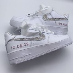 Hey, I found this really awesome Etsy listing at https://www.etsy.com/listing/1263798654/personalised-nike-air-force-1-white Wedding Tennis Shoes, White Air Force Ones, Bling Nike Shoes, Air Force 1 White, Wedding Sneakers, Nike Shoe, Custom Bling, 5 Girls, Bridal Wedding Shoes