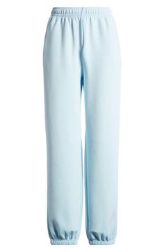 A slightly baggy fit adds to the throwback charm of these soft fleece sweatpants that are perfect for days spent lounging. 28" inseam; 12" leg opening; 12 1/2 front rise; 16" back rise (size Medium) Elastic waist 34% modal, 58% polyester, 8% spandex Machine wash, tumble dry Imported Rollerball Perfume, Fleece Sweatpants, Curly Hair Care, Fragrance Design, Fabric Gift Bags, Baggy Fits, Fabric Gifts, Free Fabric, Styling Tools