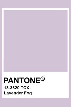 pantone's lavender hue is shown in this image