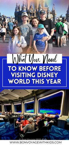 the inside of a disney world with text overlay that reads what you need to know before visiting disney world this year