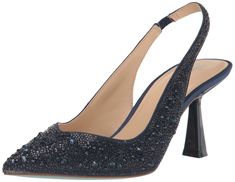 PRICES MAY VARY. Betsey Johnson Womens Shoes Pointed toe silhouette Slingback strap Low kitten heel 2.5" heel height Womens Clarks, Dress Shoes Womens, Pointed Toe Shoes, Sling Back, Luxury Store, Fit Check, Kitten Heel, Womens Shoes Wedges, Dress Backs