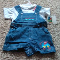 This Is A Two Piece Set. Tag Says 3-6 Months. Cute Cotton Sets For Daycare, Casual Cotton Set For First Birthday, Fun Cotton Sets For Playdate, Blue Cotton Top For First Birthday, Cotton Sets For Playdates, Blue Cotton Playdate Sets, Blue Cotton Play Sets, Fun Cotton Playtime Sets, Sesame Street Outfit