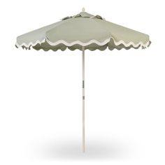 an umbrella that is open on a white background