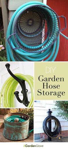 garden hose storage is an easy way to store your garden hoses and keep them out of the water