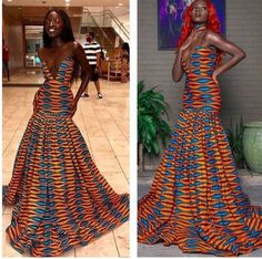 A beautiful mermaid / fishtail dress perfect for weddings, prom, birthday and any occasion you plan to look your best in. 100% African wax cotton Zipper at the back Length depends on the size ( you can leave your preferred length in the note to seller option while making your order) Wash with mild detergent. Do not bleach This can be made in other fabric options, please contact me for more details. This is made to order and can be custom fitted, please feel free to send your measurements if you Dashiki Prom Dress, African Print Wedding Dress, Ankara Prom Dress, Prom Dress African, African Mermaid, African Print Maxi Dress, Printed Prom Dresses, Dashiki Dress, African Prom Dresses