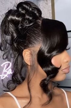 Maskerade Prom, 90s Buns Hairstyles, Elegant Hairstyles For Black Women, Skunk Stripe, Black Wavy Hair, Ethnic Hairstyles, Protective Hairstyles Braids