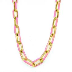 Accessorize in style with this Juvell 18k gold plated pink accent necklace. Click on this JEWELRY & WATCHES GUIDE to learn about fit, styles, materials and more! Accessorize in style with this Juvell 18k gold plated pink accent necklace. Click on this JEWELRY & WATCHES GUIDE to learn about fit, styles, materials and more! FEATURES Chain length: 16 in. + 2-in. extender Chain type: link Clasp: lobster-claw Nickel free Metal: brass Plating: 18k gold Finish: polished Packaging: boxed Size: One Size. Pink Accents, Lobster Claw, Chain Length, Gold Finish, Chains Necklace, Gender Female, In Style, Two Tone, Jewelry Watches