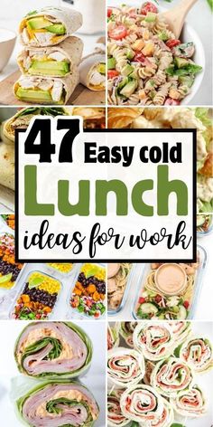 lunch ideas for work that are easy to make and delicious