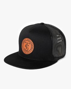 • Classic trucker cap with premium mesh panels�• Hard buckram. Structured• Matching plastic snapback closure• Matching undervisor, 8-row stitching on visor Black Snapback Trucker Hat With Logo Patch, Trucker Style Snapback Baseball Cap, Trucker Hat With Mesh Back Snapback, Trucker Snapback Hat With Mesh Back, Trucker Baseball Cap With Mesh And Flat Bill, Trucker Hat With Mesh Back And Flat Brim, Trucker Snapback Hat With Flat Bill, Black Snapback Trucker Hat, Mesh Snapback Hat With Flat Bill