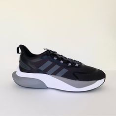 Adidas Alphabounce+ Running Shoe - Men's Size: 11 New Without Box. Tags Attached Mrsp: $90 Hit Your Stride In The Alphabounce+ Running Shoe From Adidas. Its Cloudfoam And Bounce Midsole, Combined With A Lightweight Upper, Ensures A Breezy Fit To Carry You From Warm-Up To Cool-Down. Features Synthetic & Textile Upper Made Of At Least 50% Recycled Materials Lace-Up Closure Round Toe With Bumper Padded Collar Textile Lining Cushioned Footbed Cloudfoam & Bounce Midsole Rubber Sole Imported Modern Adidas Low-top Running Shoes, Modern Low-top Running Shoes With Adidas Logo, Adidas Running Shoes With Translucent Outsole For Jogging, Modern Adidas Running Sneakers, Adidas Low-top Running Shoes With Abzorb Midsole, Adidas Running Shoes With Translucent Outsole, Adidas Running Shoes With Abzorb Midsole For Light Sports, Adidas Athleisure Running Shoes With Abzorb Midsole, Adidas Running Shoes With Abzorb Midsole For Casual Wear