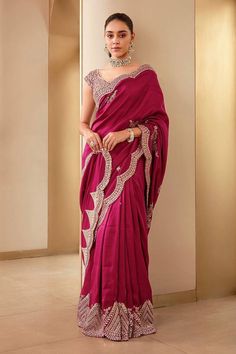 Pink saree for women, vichitra silk saree with cut border work,sequence saree for wedding funciton,designer saree with fancy blouse for gift 1) Saree Details : Saree Color : Pink  Saree Length : 5.50 Meter Saree Work : heavy embroidery coding & sequins work Saree fancy cut work border Saree Fabric : vichitra silk  2) Blouse Details : Blouse Color : Matching Blouse Length : 0.8 Meter Blouse Work : heavy embroidery sequins work  Blouse Fabric : heavy mono banglory Blouse wear by model is just for Luxury Blouse Piece With Printed Border For Puja, Luxury Pre-draped Saree With Embroidered Border For Puja, Luxury Saree With Printed Border For Festivals, Cheap Festival Saree With Unstitched Blouse, Luxury Semi-stitched Saree For Traditional Ceremonies, Luxury Pink Pre-draped Saree With Motifs, Luxury Pink Pre-draped Saree In Traditional Shape, Luxury Pre-draped Saree For Puja And Diwali, Luxury Festival Saree With Motifs