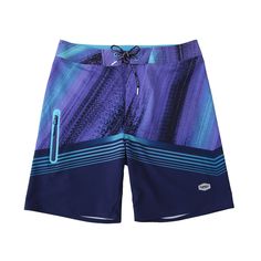 This Rokka&Rolla Men's 9" Quick Dry Swim Trunks, up to Size 2XL is your must have beachwear essential. The men's 9'' inseam board shorts are equipped with UPF 50+ for enhanced UV sun protection. With breathable, stretch fabric to allow you to remain lightweight when swimming. These Rokka&Rolla men's 4-way stretch swim trunks with quick-dry microfibers help improve the water-resistance in your swimsuit. It also helps dry faster when your boys are out from the water-based sports activities. Also f Purple Swim Trunks For Summer Swimming, Purple Swim Trunks For Summer, Bermuda Surfing Bottoms For Summer, Purple Swim Shorts For Vacation, Purple Short Swimwear For Vacation, Casual Swim Trunks For Beach Season Water Sports, Casual Purple Swimwear For Beach Season, Purple Beachwear Shorts For The Beach, Purple Beachwear Shorts For Beach