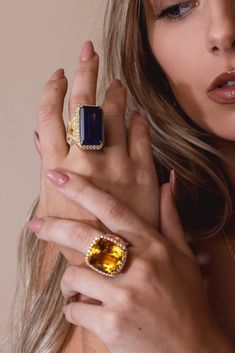 Jared Lehr tanzanite diamond ring in yellow gold. 18K Yellow GoldTanzanite, Diamonds Golden Beryl, Tanzanite Diamond Ring, Tanzanite Diamond, Rose Gold Diamond Ring, Discount Jewelry, Jewel Box, Fine Jewels, Diamond Fashion, Jewelry Lover