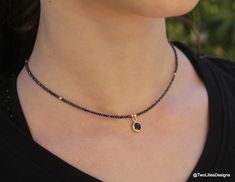 Black Metal Jewelry, Hand Jewelry Rings, Necklace For Women Gold, Month Of August, Spinel Gemstone, Stacked Necklaces, Black Bead Necklace, Prom Jewelry, August Birthstone