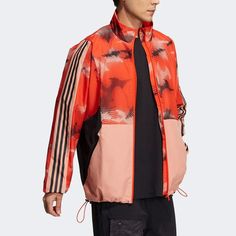 Men's adidas St Wv Newblock Contrasting Colors Pattern Jacket Orange Yellow H40237 Pattern Jacket, Jacket Pattern, Orange Yellow, Adidas Men, Color Patterns, Contrasting Colors, Adidas, Orange, Sneakers