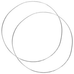 two circles that have been drawn to look like they are in the shape of a circle