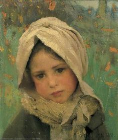 George Clausen, Leeds Art Gallery, Art Uk, A4 Poster, Paintings I Love, Painting Reproductions, Kids Portraits, Portrait Art, Beautiful Paintings