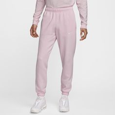 The Nike Sportswear Club Fleece Pants combine classic style with the soft comfort of fleece. Pink Sweatpants Outfit, Nike Club Fleece, Sweatpants Nike, Nike Sportswear Club Fleece, Pink Sweats, Club Fits, Nike Sweats, Pink Sweatpants, Nike Sweatpants