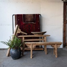 Asian Primitive Bench - Bench - Hello Norden Primitive Bench, Console Table Modern, Reclaimed Wood Console Table, Reclaimed Wood Beams, House Beautiful Magazine, Wood Seating, Wooden Console Table, Wooden Console, Large Decor