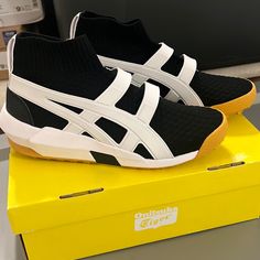 Women’s Size 9.5, Men’s Size 8, 41.5 Euro Size, Brand New, Never Worn In The Box Onitsuka Tiger Women, Tiger Lady, White Fashion Sneakers, Asics Black, Onitsuka Tiger Mexico 66, Boot Design, Shoes Ads, Suede Trainers, Black Gums