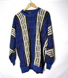 Just small unnoticeable flaws that blend in nicely with the design . For dimensions or any other info DM! Always there to answer your messages. Oversized Retro Sweater, Cosby Sweater, Mens Jumpers, Sweater Sizes, Greece, Jumper, Etsy Uk, The Originals, Sweatshirts