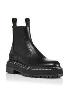 Proenza Schouler Women's Pull On Lug Sole Chelsea Boots Lug Sole Chelsea Boots, Black Chelsea Boots, Lug Sole, Proenza Schouler, Black Boots, Chelsea Boots, Chelsea, Pick Up, In Store