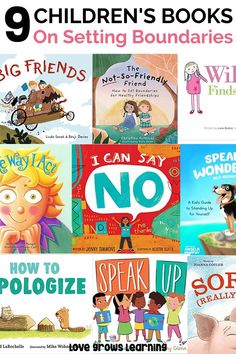 children's books on setting boundaries