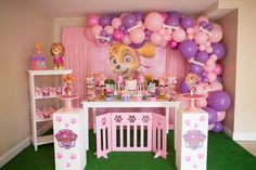 All Posts • Instagram Skye Birthday Party Paw Patrol, Girl Paw Patrol Party, Skye Birthday Party, Paw Patrol Birthday Decorations, Sky Paw Patrol, Paw Patrol Party Decorations, Paw Birthday