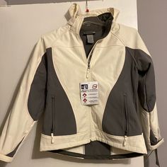 Free Country Women’s Softshell Outerwear Jacket Size L 21” Pit To Pit 24 1/2” L Nwt Country Jackets, Country Women, Outerwear Jackets, Gray White, Jackets For Women, Jackets & Coats, Grey, Women Shopping, White