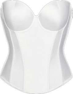 Elegant Nylon Corset With Built-in Bra, Elegant Push-up Corset With Built-in Bra, White Underbust Corset With Built-in Bra, Elegant Party Corset With Lined Body, Satin Corset With Sweetheart Neckline For Night Out, Underbust Shapewear With Boned Bodice, White Underbust Bodice With Built-in Bra, Elegant Strapless Fitted Shapewear, Elegant Corset With Medium Bust Support