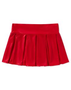 Looking for a skirt that's hot to the touch? Our exclusive Red Pleather Mini Skirt is just what you need! With this sexy, cherry-red skirt, you'll always be dressed to impress. Exclusively at Spencer's Length: 11.5" Tagless Material: Polyester, spandex Care: Hand wash Imported Arrives in discreet packaging Solid Color Mini Tennis Skirt For Party, Red Skirted Skort For Party, Trendy Red Skort For Night Out, Red Mini Skirt For Club, Red Club Skirt For Summer, Fitted Red Tennis Skirt, Red Pleated Mini Skirt For Party, Red Pleated Skort For Parties, Red Skirt For Club And Summer