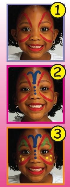 Butterfly Face Painting, Kids Face Painting, Butterfly Face Paint, Easy Butterfly, Butterfly Makeup, Painting Kids, Festival Face, Health Fair, Butterfly Face