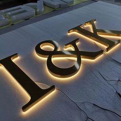 an illuminated sign that says love and affection