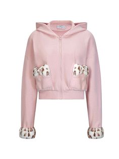 This price is for a hoodie only, others are not included. SizeSMShoulders5860Bust104108Sleeve Length4848.5Full Length4849 Zip Hoodie, Pink, Kawaii