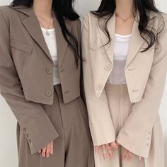 Size (cm)CoatS Length: 44 Bust: 98 Shoulder Width: 42 Sleeve Length: 59M Length: 45 Bust: 102 Shoulder Width: 43 Sleeve Length: 60L Length: 46 Bust: 106 Shoulder Width: 44 Sleeve Length: 61PantsS pants length: 102 waist: 62M pants length: 103 waist: 66L pants length: 104 waist: 70 Fall Office Lady Solid Suits, Fall Office Lady Solid Color Suits, Fall Season Solid Color Office Lady Suits, Fall Office Lady Suits In Solid Color, Office Wear Sets With Pockets And Long Sleeves, Beige Office Suits With Pockets, Long Sleeve Sets With Pockets For Office, Solid Color Office Wear Sets For Spring, Spring Solid Color Office Wear Sets