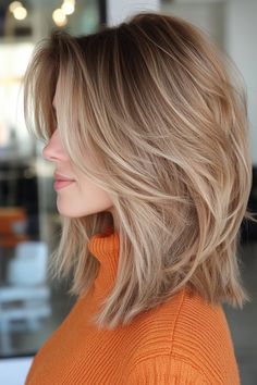 ✨ Transform your look with these 25 best medium-length layered hairstyles! Perfect for adding volume, movement, and effortless charm in 2024. 💇‍♀️💖 #LayeredHair #MediumLengthStyles #HairInspo2024 Medium Length Hair With Layers, Hair Shine, Short Cuts, Layered Haircuts, Layered Hair, Medium Length, Hair Cuts, Hairstyles